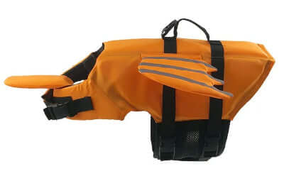 Gilet de Sauvetage Pour Chien- Dragon Orange