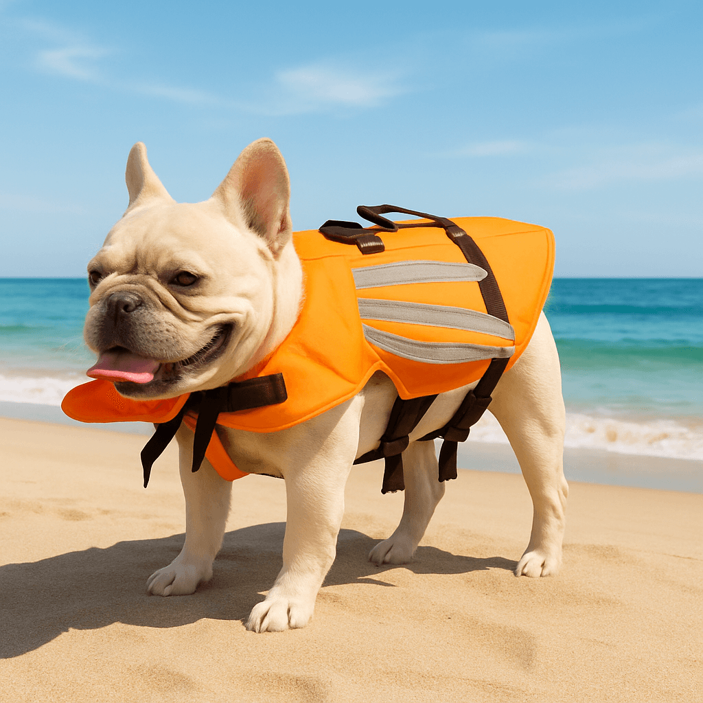 Gilet de Sauvetage Pour Chien- Dragon Orange