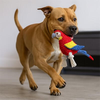 peluche-chien-perroquet-pour-enfant