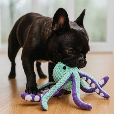 peluche-chien-pieuvre-en-tissu-moelleux