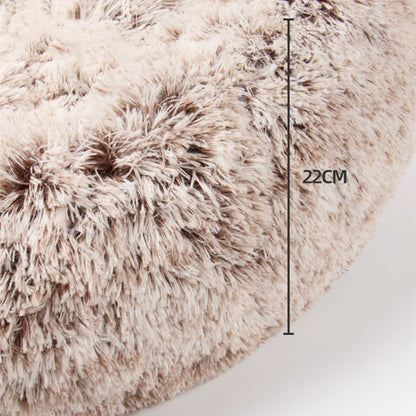 Panier pour Chien - Lit Patte d'Ours Apaisant Peluche Ultra-Doux (Lavable)