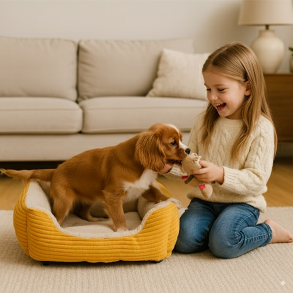 Coussin-Chien-reposant-et-chaleureux