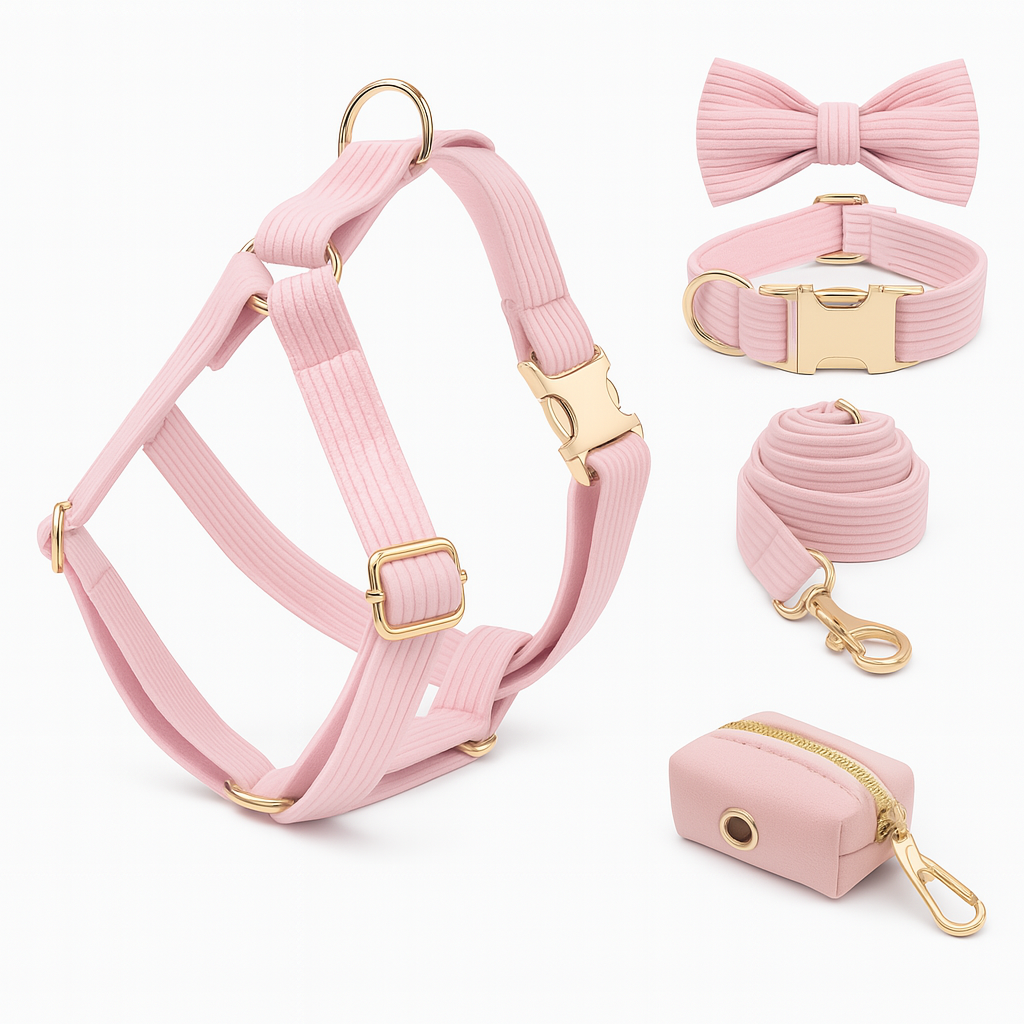 Ensemble d’accessoires pour chien – Élégance et confort au quotidien