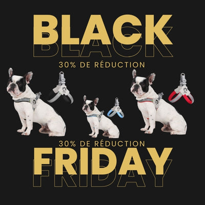 -30% - Harnais pour chien - Souple Noir