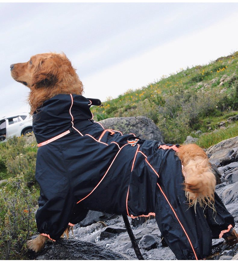 Manteau Imperméable pour Chien – Toundra - Protection Totale Contre la Pluie, le Vent et la Neige