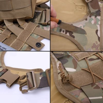 Harnais Anti Traction Chien - K9 Camouflage - Le monde de Philo