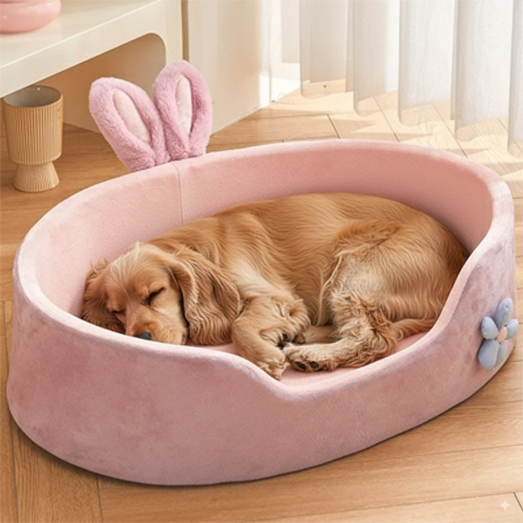 panier-pour-chien-adorable-cute