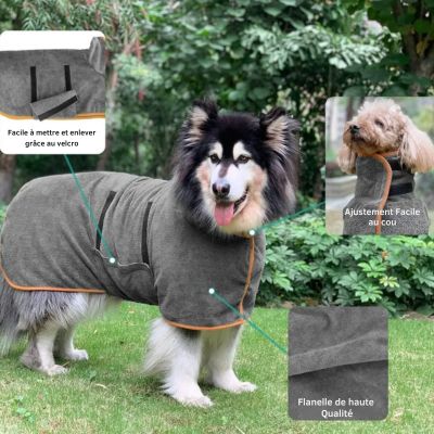 Peignoir pour Chien Super Absorbant | CozyDry