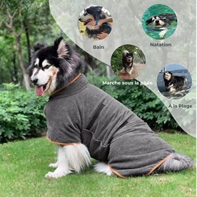 peignoir-chien-gris