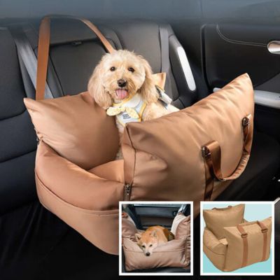 Sac de Transport pour Chien Transformable en siège auto - Brun - Le monde de Philo