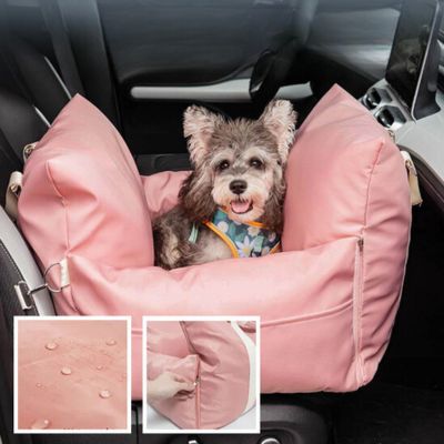 Sac de transport pour chien Transformable en siège auto - Rose - Le monde de Philo