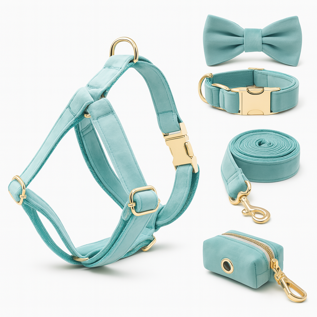 Ensemble d’accessoires pour chien – Élégance et confort au quotidien