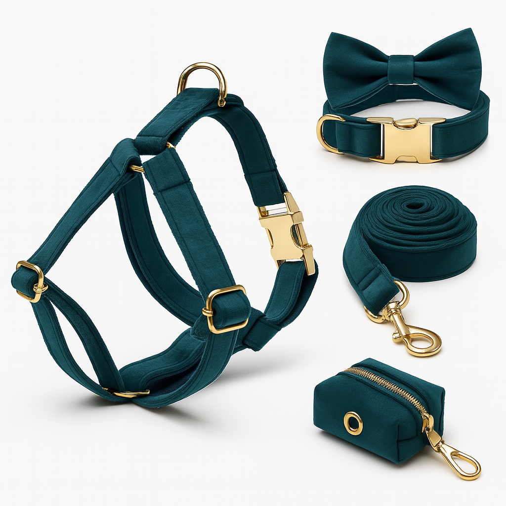 Ensemble d’accessoires pour chien – Élégance et confort au quotidien
